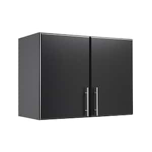 Elite Black 32 in. Stackable Wall Cabinet
