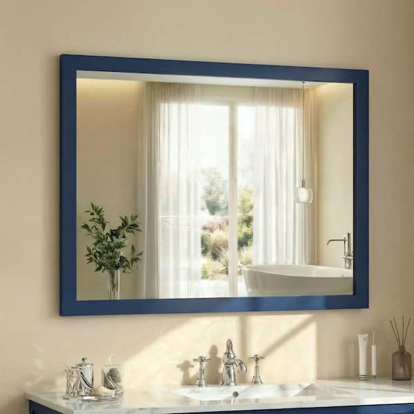 ARIEL 30 in. W x 40 in. H Rectangular Wood Framed Wall Bathroom