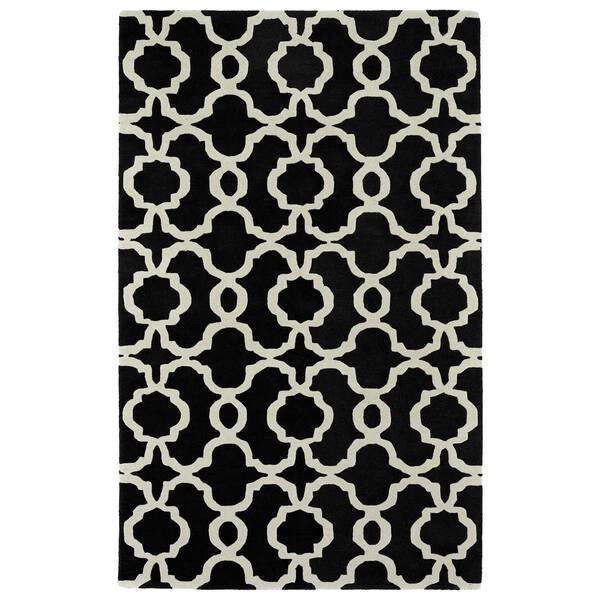 Kaleen Metamorphosis Black 8 ft. x 11 ft. Area Rug