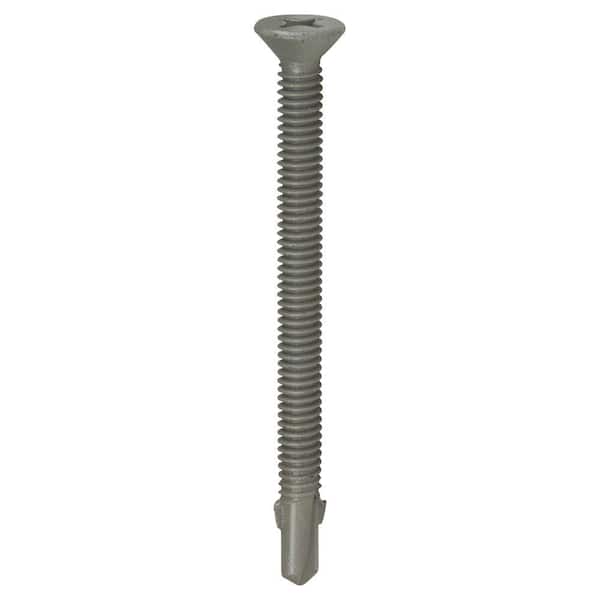 COUNTERSUNK SELF DRILLING SCREWS WINGED TEK FIX WOOD TO THICK METAL ZINC PLATED 