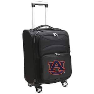 NCAA Auburn 21 in. Black Carry-On Spinner Softside Suitcase