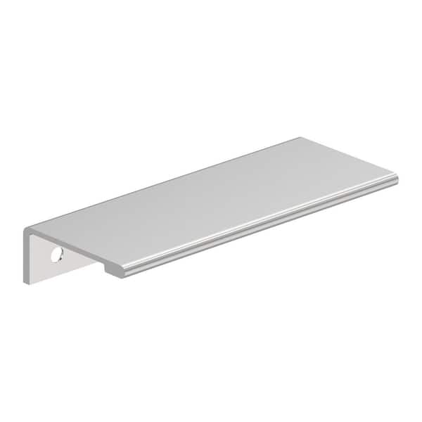 Amerock Streamline II 4 in. Center-to-Center (102 mm) Modern Polished Chrome Cabinet Edge Pull