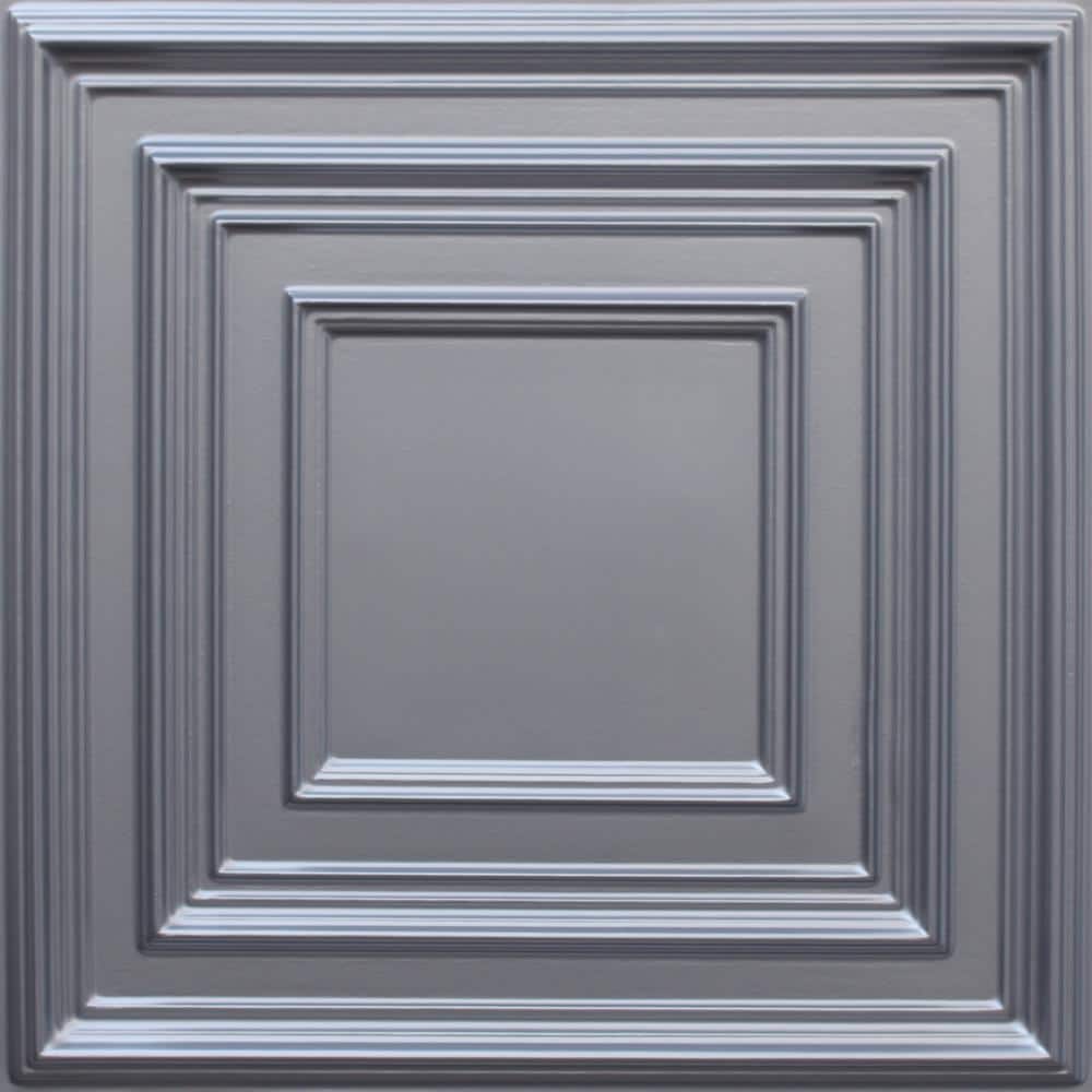 Falkirk Perth Metallic Silver 2 ft. x 2 ft. Decorative Traditional Glue Up or Lay In Ceiling Tile (4 sq. ft./case) price history on PriceWatchPro