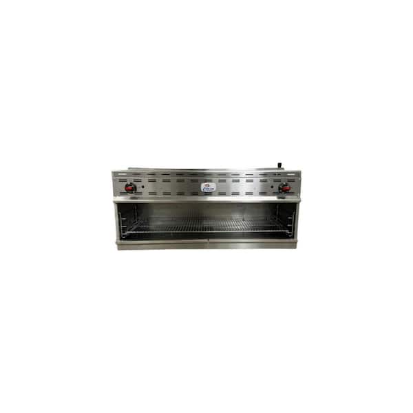 Cooler Depot NSF Commercial 48 ins Natural Gas broiler Regal Series Countertop Cheese Melter