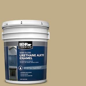 5 gal. #S320-4 Oat Field Urethane Alkyd Semi-Gloss Enamel Interior/Exterior Paint