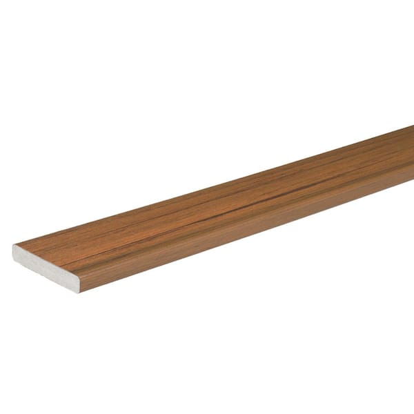 Composite Legacy 5/4 in. x 6 in. x 20 ft. Square Tigerwood Composite Deck Board (Actual: .94 in. x 5.36 in. x 20 ft.)