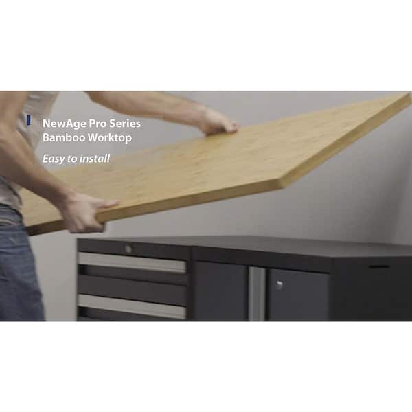 Workbench with Bamboo Top