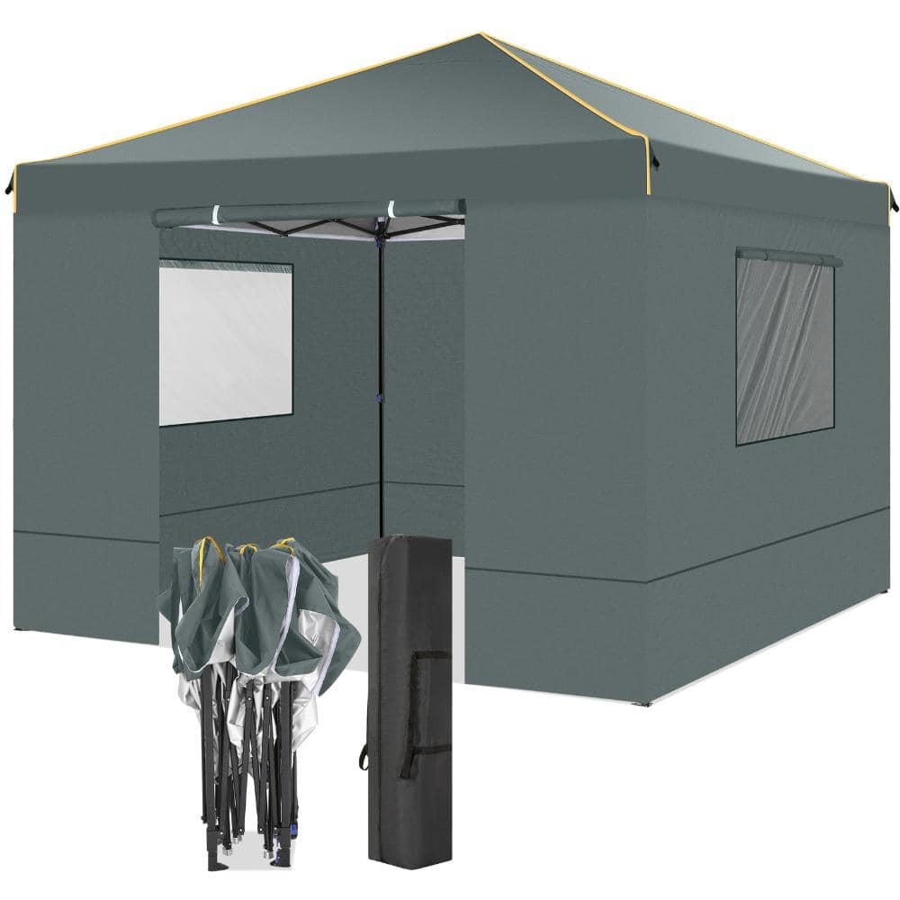 10x10 Pop Up Canopy Tent, Instant Canopy with-Push Center Lock, Air Vent price history on PriceWatchPro