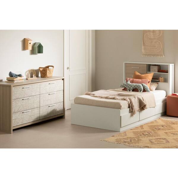 Lakefront Wide Drawer Dresser Storage Organizer 5-Drawer Closet Shelves (11.4D x 39.3W x 21.6H), Grey