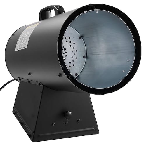 125000 BTU Propane Heater, Forced Air with Stepless Temp Control