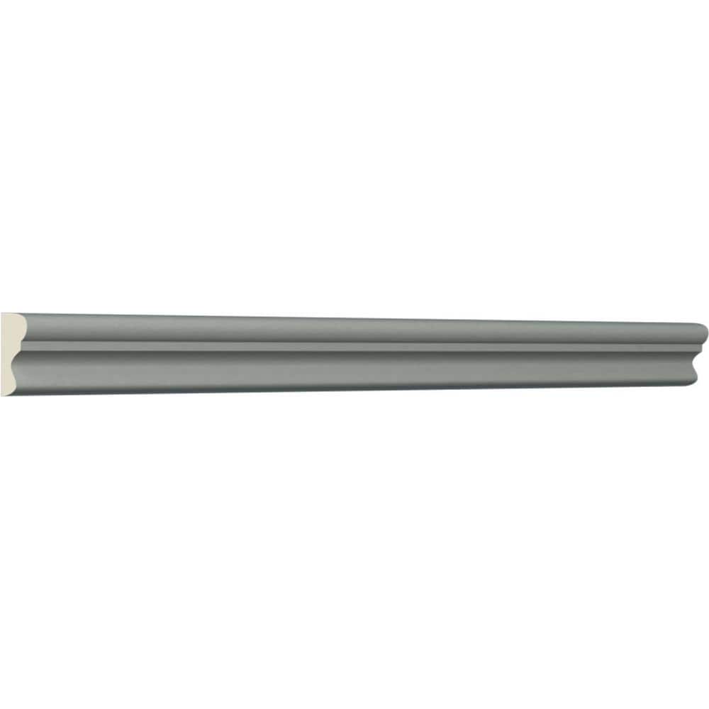 White Polyurethane Crown Chair Rail Moulding 94.5"