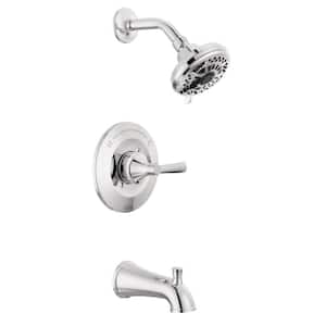 Casara Single-Handle 6-Spray Tub and Shower Faucet in Chrome (Valve Included)
