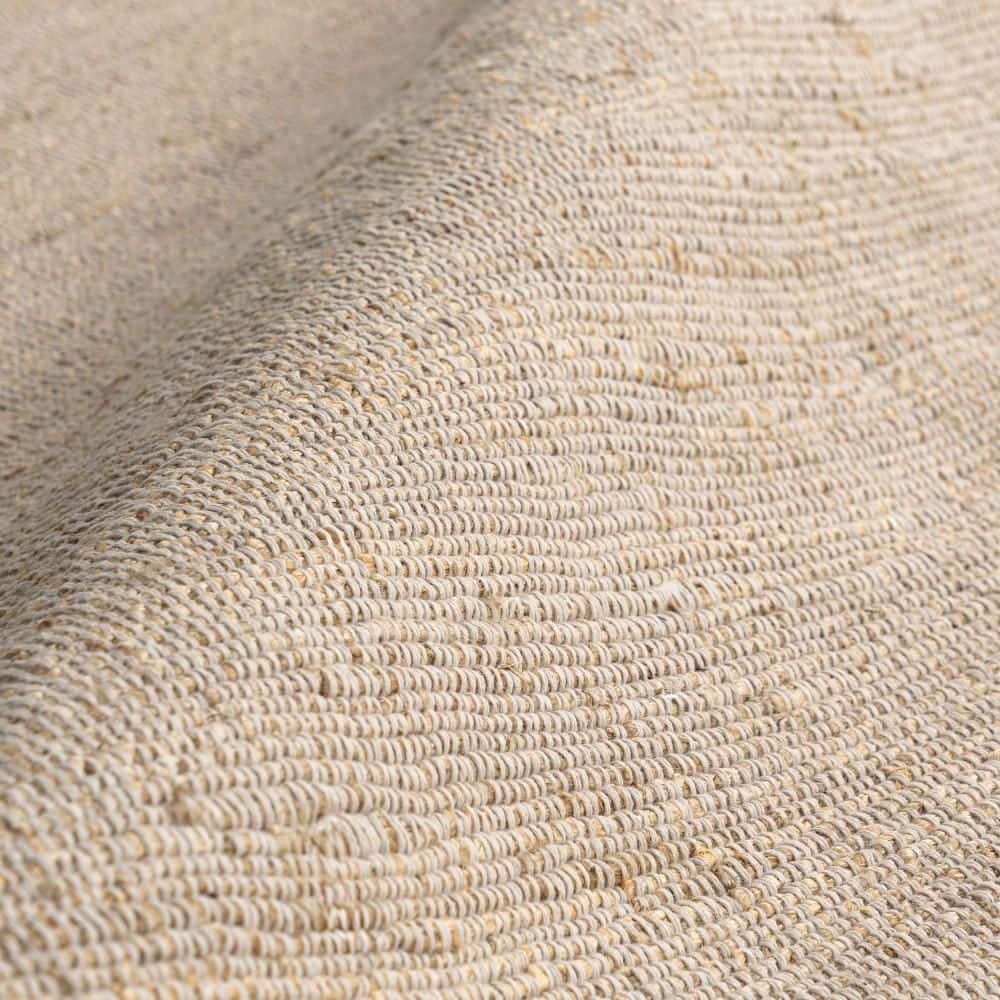 Elfriede Handwoven Jute-Cotton Blend 5x8 Natural Area Rug