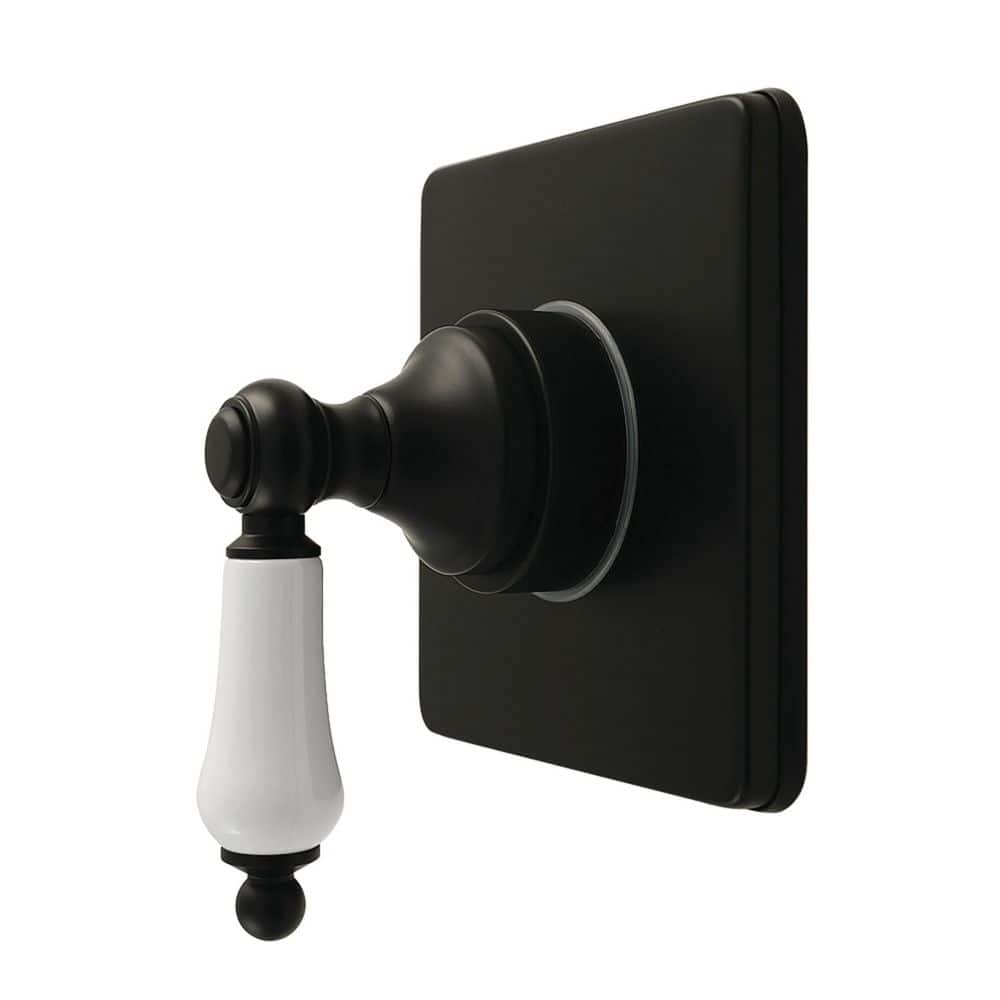 Restoration 3/4 in. Single-Handle 1-Hole Wall Mount 6-Way Diverter Valve with Trim Kit in Matte Black price history on PriceWatchPro