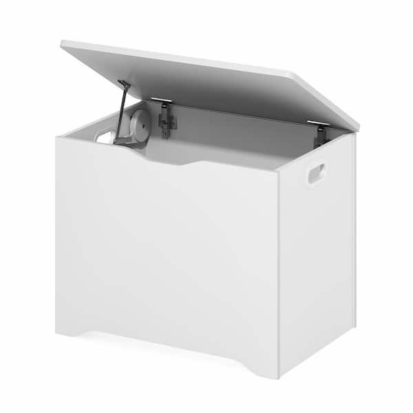 Furinno Basic 115 qt. Storage Box in White 24344WH - The Home Depot