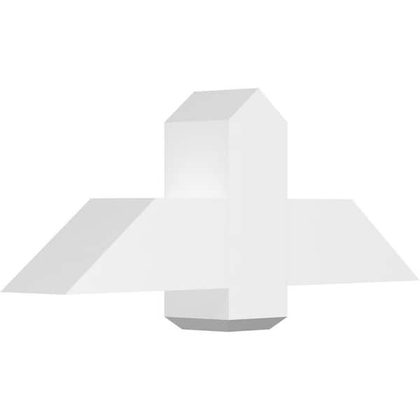 Ekena Millwork Eugene 36 in. W x 13.5 in. H x 6 in. D Signature Polyurethane Bracket