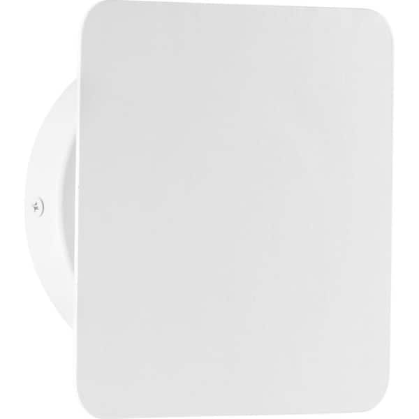 Progress Lighting Z-2025 LED Collection 1-Light Satin White Frosted Glass LED Modern Wall Light