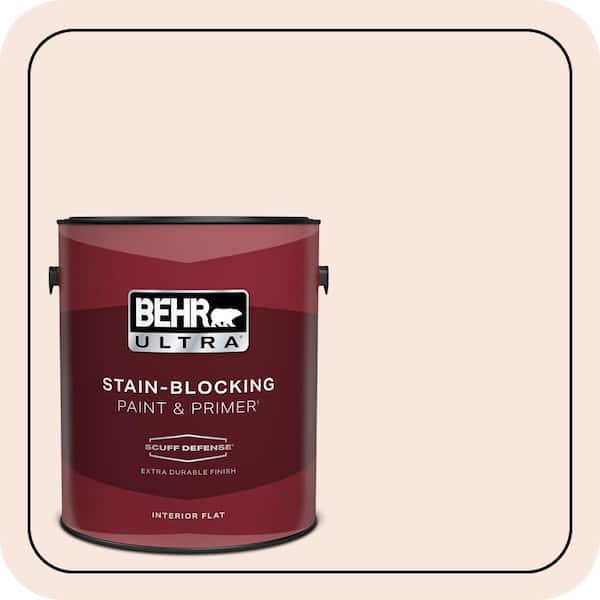 BEHR ULTRA 1 gal. #RD-W03 My Sweetheart Extra Durable Flat Interior Paint & Primer