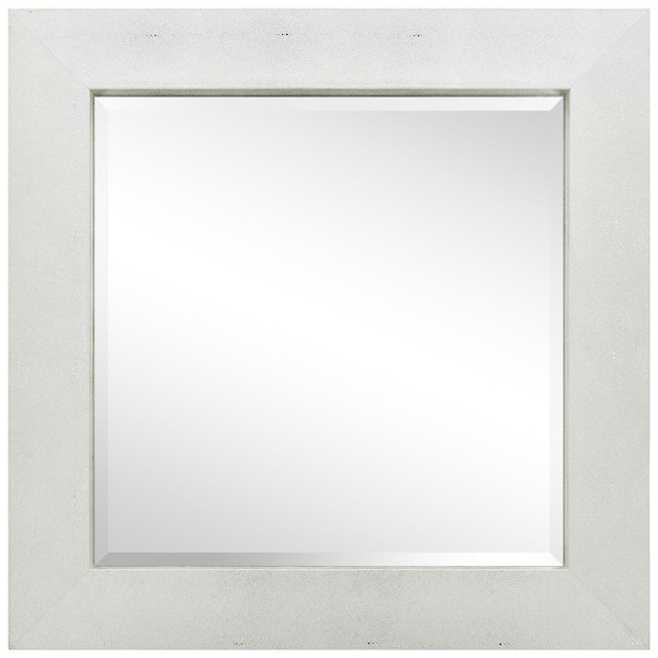 Empire Art Direct Large Square While Hooks Modern Mirror (48 in. H x 48 in. W)