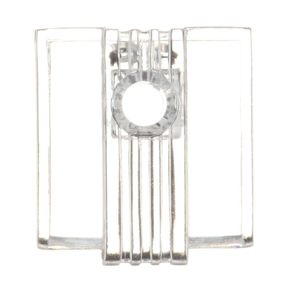 Unfinished Plastic Adjustable Wall Mount Mirror Clips Set