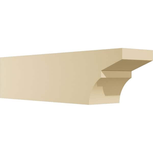 Ekena Millwork Standard Monterey 5 in. W x 6 in. H x 24 in. D Signature Urethane Rafter Tail Outlooker