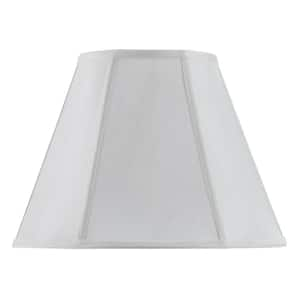 11 in. White Fabric Shade