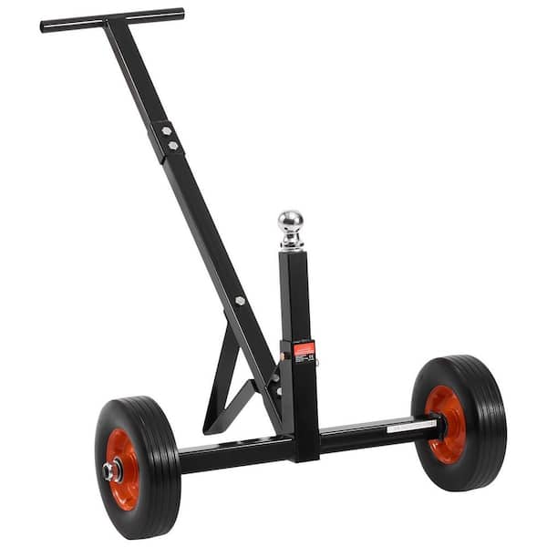 SKYSHALO Trailer Dolly, 600 lbs. Tongue Weight Capacity, Carbon Steel Trailer Mover. Adjustable Height for Moving RV Trailer