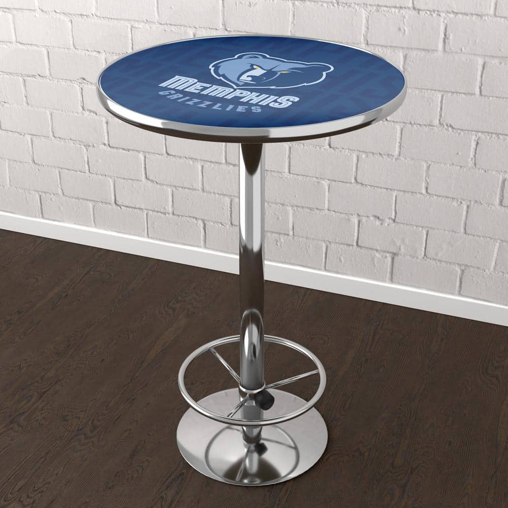 Memphis Grizzlies City Blue 42 in. Bar Table