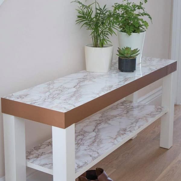 Marble Brown Self-Adhesive Film