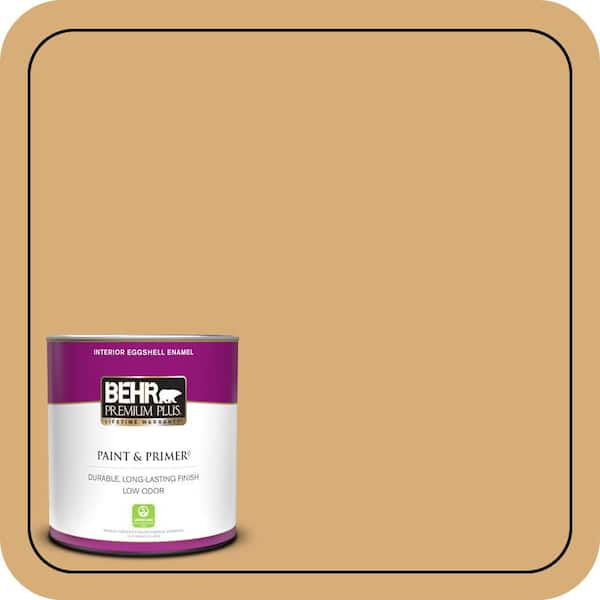 BEHR PREMIUM PLUS 1 qt. #M280-5 Inheritance Eggshell Enamel Low Odor Interior Paint & Primer