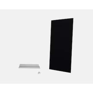 WAVERoom Pro 1 in. x 24 in. x 48 in. Diffusion-Enhanced Sound Absorbing Acoustic Panel in Black