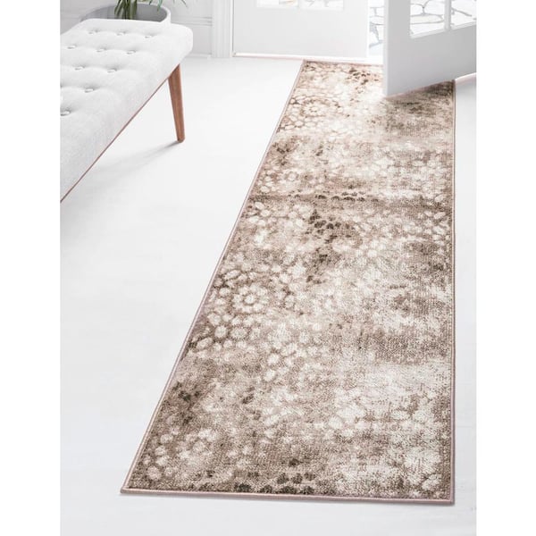 Sofia Larvotto Brown 2' 0 x 6' 7 Runner Rug