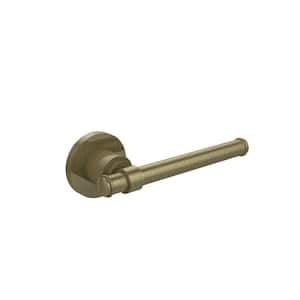 Washington Square Collection Euro Style Single Post Toilet Paper Holder in Antique Brass