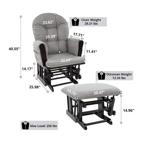 Griffin glider hotsell and ottoman