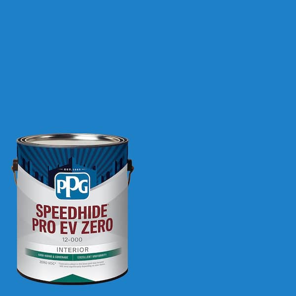 SPEEDHIDE Pro-EV Zero 1 gal. PPG1241-6 Electric Blue Eggshell Interior Paint