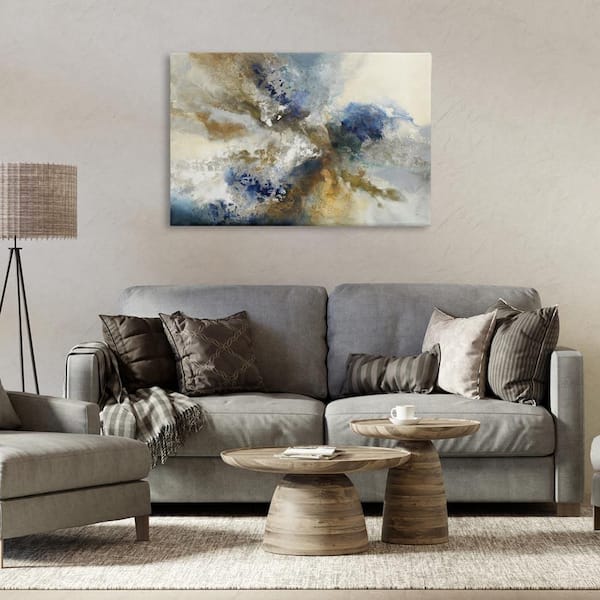 Expressive Neutral Distortion by K. Nari Unframed Abstract Graphic Art Print 24 in. x 36 in.