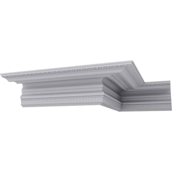 SAMPLE - 15-3/8 in. x 12 in. x 11-5/8 in. Polyurethane Coogan Crown Moulding