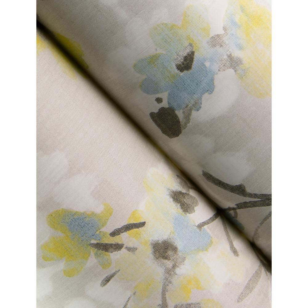 Azalea Light Grey Pre-Pasted Non-Woven Floral Wallpaper
