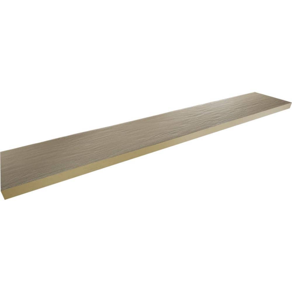 Champagne Mist Faux Wood Beam Plank, 10' x 4"