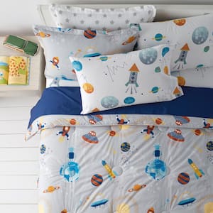 Company Kids Space Organic Cotton Percale Comforter Set