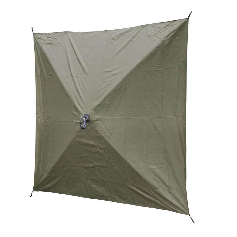 Green 11.5' x 11.5' Portable Pop-Up Outdoor Gazebo with Wind Panels