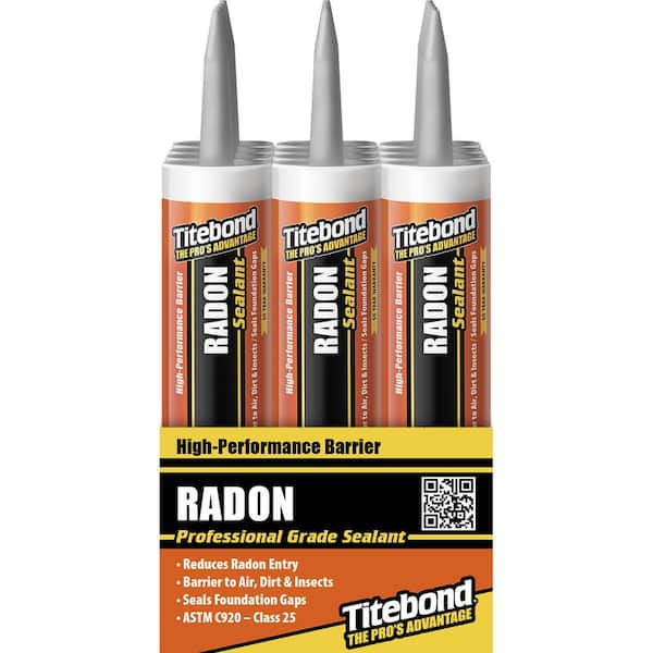 Titebond 10.1 oz. Gray Radon Sealant (12-Pack)