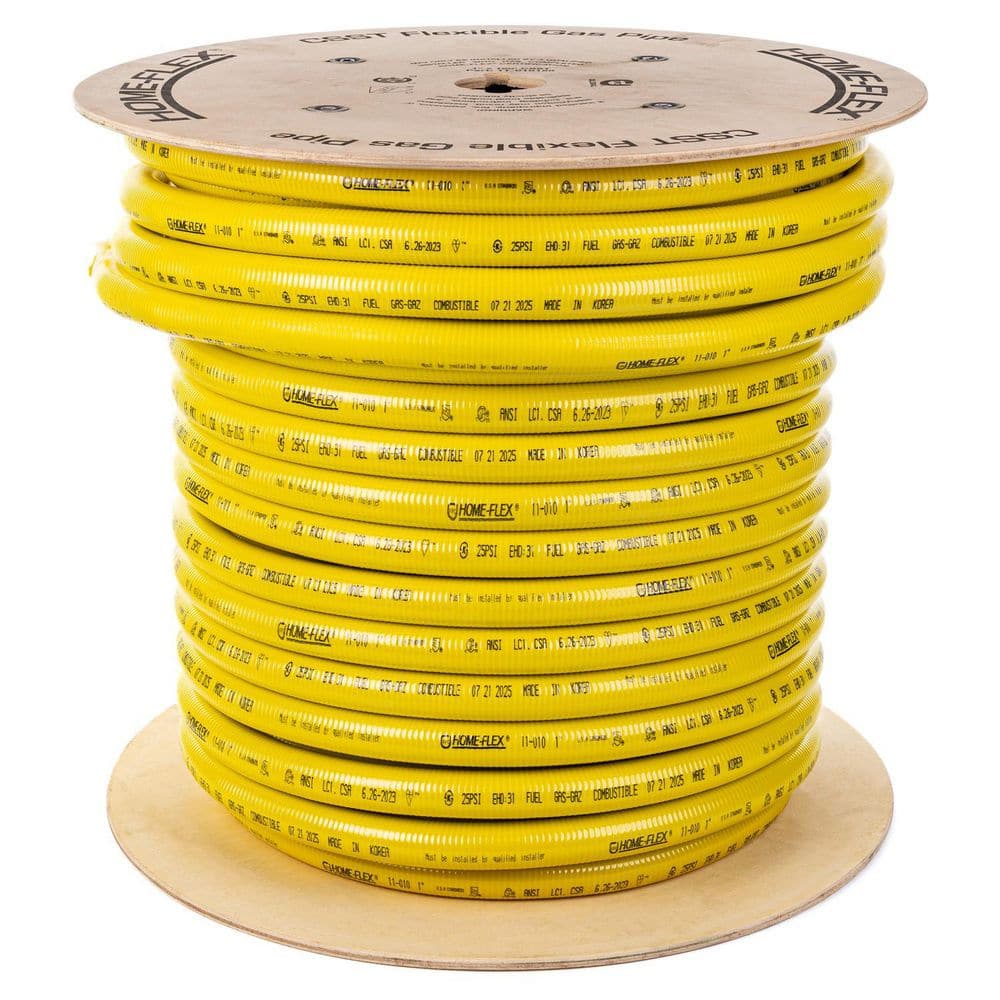 COLONISTA CONPE10　Yellow HOME-FLEX 1 in. CSST x 150 ft. Corrugated Stainless Steel Tubing