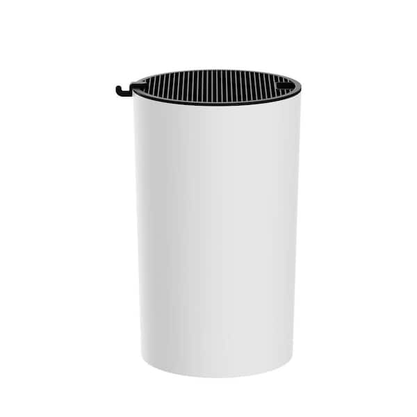 16-Knife White Universal Polypropylene Knife Block without Knives, Detachable Knife Storage for Easy Cleaning