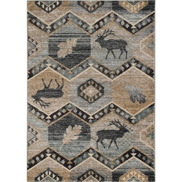 Clarinda Seafoam 8 ft. x 10 ft. Area Rug