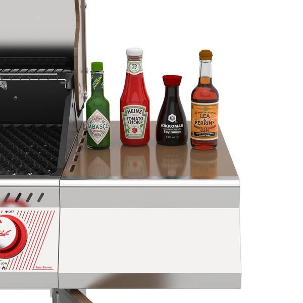 Reviews for Royal Gourmet 5 Burner Propane Gas Gril in Coffee BBQ Cabinet Style with Sear Burner Rear Burner and Side Burner Pg 1 The Home Depot