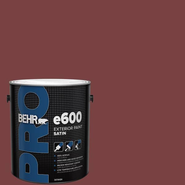 1 gal. #PPF-01 Tile Red Satin Exterior Paint
