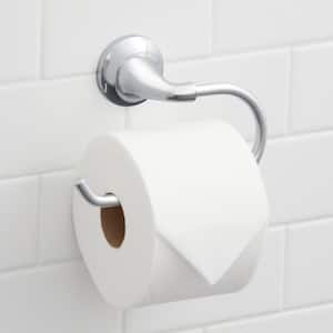 Constructor Single Post Wall Mounted Toilet Paper Holder in Chrome