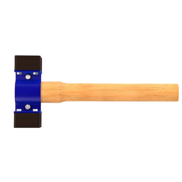 Bon Tool 7-3/4 in. x 2-3/4 in. Rubber Hammer with 18 in. Wood Handle 21 ...