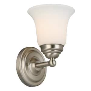 Ashhurst 1-Light Brushed Nickel Wall Sconce